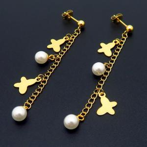 SS Gold-Plating Earring - KE103367-HR