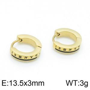 SS Gold-Plating Earring - KE103421-WM