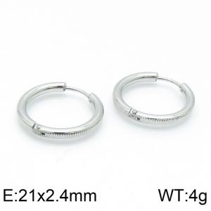 Stainless Steel Earring - KE103426-WM