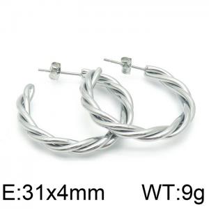 Stainless Steel Earring - KE103482-YX