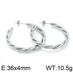 Stainless Steel Earring - KE103484-YX