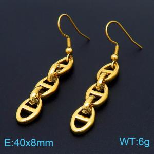 SS Gold-Plating Earring - KE103505-Z