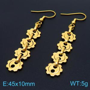 SS Gold-Plating Earring - KE103507-Z