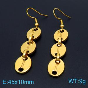 SS Gold-Plating Earring - KE103509-Z