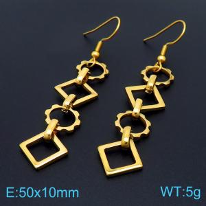 SS Gold-Plating Earring - KE103511-Z