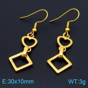 SS Gold-Plating Earring - KE103515-Z