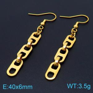 SS Gold-Plating Earring - KE103517-Z