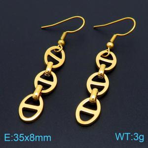 SS Gold-Plating Earring - KE103523-Z