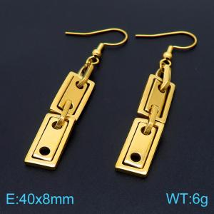 SS Gold-Plating Earring - KE103529-Z