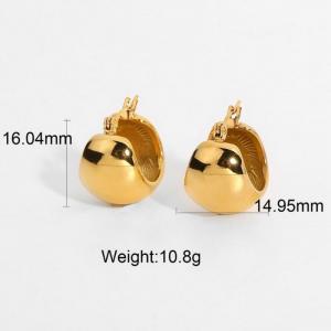 SS Gold-Plating Earring - KE103591-WGJD