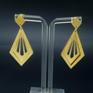 SS Gold-Plating Earring - KE103665-TLA