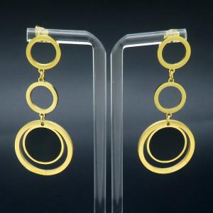 SS Gold-Plating Earring - KE103670-TLA