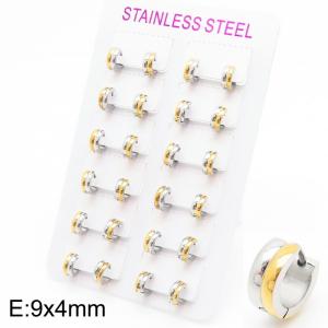 SS Gold-Plating Earring - KE103794-XY