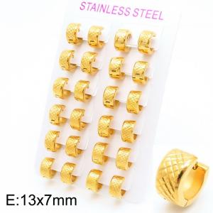 SS Gold-Plating Earring - KE103810-XY