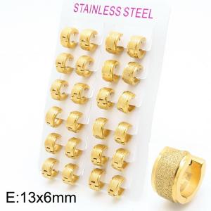 SS Gold-Plating Earring - KE103812-XY