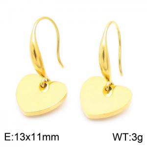 SS Gold-Plating Earring - KE103850-Z