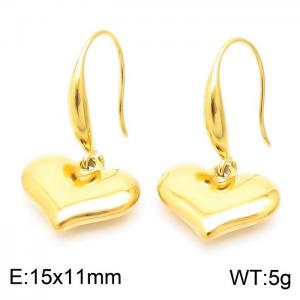 SS Gold-Plating Earring - KE103861-Z