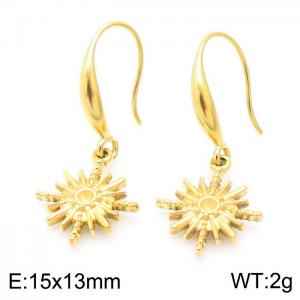 SS Gold-Plating Earring - KE103864-Z