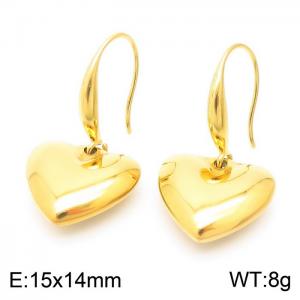 SS Gold-Plating Earring - KE103870-Z