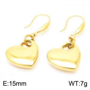 SS Gold-Plating Earring - KE103873-Z