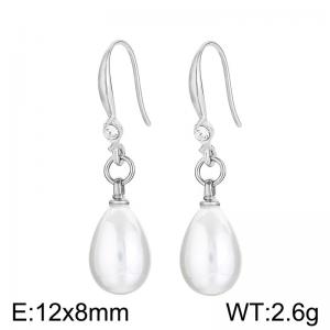 Stainless Steel Stone&Crystal Earring - KE103903-Z