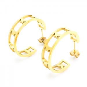 SS Gold-Plating Earring - KE103909-HM