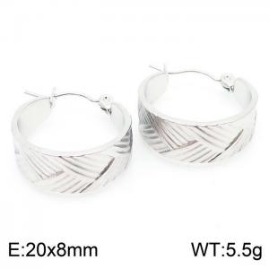 Stainless Steel Earring - KE103959-LM