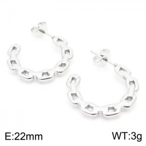 Stainless Steel Earring - KE104087-LM