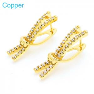 Copper Earring - KE104272-TJG