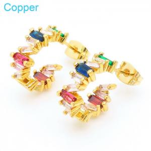 Copper Earring - KE104441-TJG