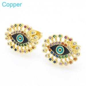 Copper Earring - KE104444-TJG