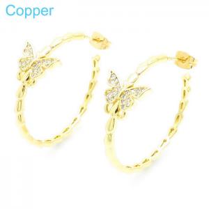 Copper Earring - KE104604-TJG