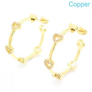 Copper Earring - KE104608-TJG