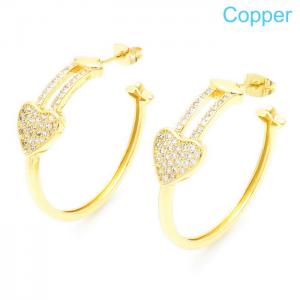 Copper Earring - KE104609-TJG