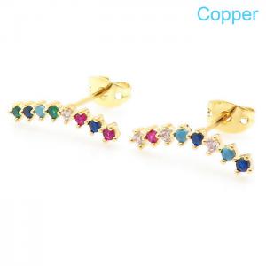 Copper Earring - KE104614-TJG
