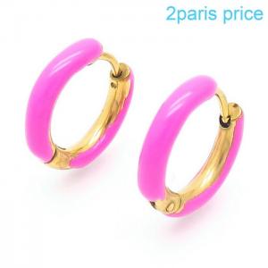 SS Gold-Plating Earring - KE104643-LM