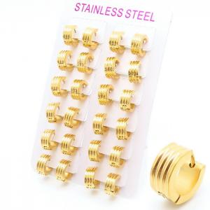 SS Gold-Plating Earring - KE104664-XY