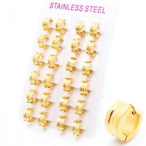 SS Gold-Plating Earring - KE104669-XY