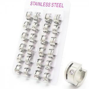 Stainless Steel Stone&Crystal Earring - KE104672-XY