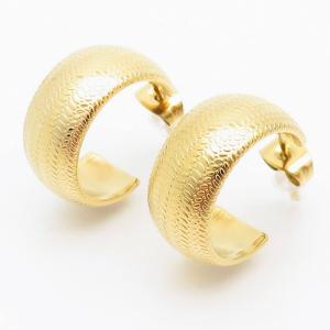 SS Gold-Plating Earring - KE104770-QY