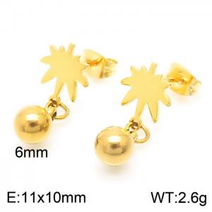 SS Gold-Plating Earring - KE104810-Z