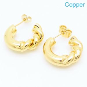 Copper Earring - KE105087-JT