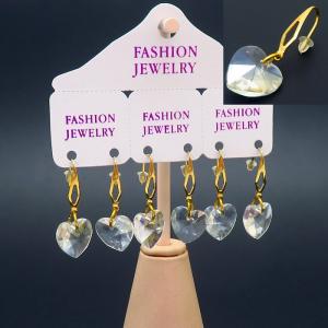 Stainless Steel Stone&Crystal Earring - KE105260-KYL