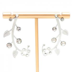 Stainless Steel Stone&Crystal Earring - KE105287-KYL