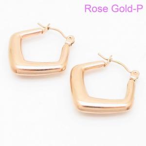 SS Rose Gold-Plating Earring - KE105406-LM