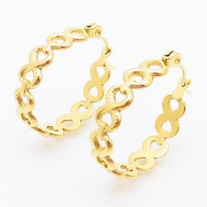 SS Gold-Plating Earring - KE105418-LM