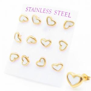 SS Gold-Plating Earring - KE105468-HR