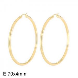 Stainless steel simple fashion ear ring - KE105494-LO