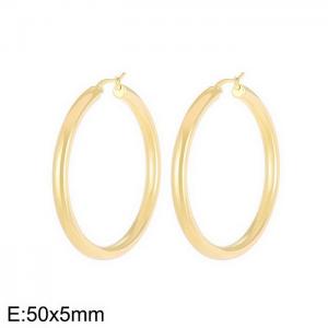 Stainless steel simple fashion ear ring - KE105500-LO