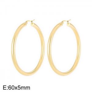 Stainless steel simple fashion ear ring - KE105501-LO